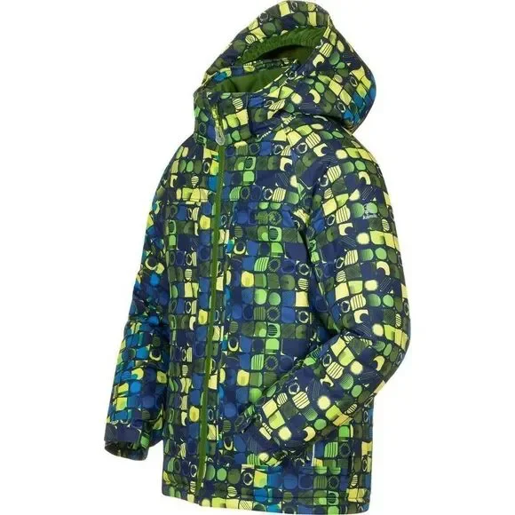 Kamik Kids Puffer Jacket - Blue and Green